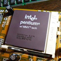 Процессор Intel Pentium на 166 МГц 